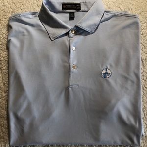 Peter Millar Summer Comfort Baby Blue Polo